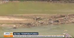 em-meio-a-estiagem-prolongada,-rio-acre-reduz-14-centimetros-em-72-horas-e-segue-abaixo-de-2-metros-em-rio-branco